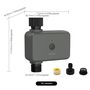 Smart irrigation valve, ZigBee TUYA MQTT ZWV-YC-EU-GY-MS 6974246472003