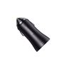 Car Quick Charger 60W 12-24V 2xUSB QC4+ SCP AFC, Dark Gray CGJM000013 6932172607982