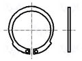 Circlip; spring steel; Shaft dia: 45mm; BN 830; Ring: internal BOSSARD B45/BN830