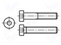 Screw; M6x14; 1; Head: cheese head; hex key; HEX 4mm; steel; zinc BOSSARD B6X14/BN17