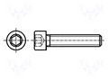 Screw; M6x16; 1; Head: cheese head; hex key; HEX 5mm; steel; zinc BOSSARD B6X16/BN3