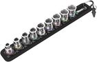 Belt B 1 Zyklop socket set with holding function, 3/8" drive, 1 x 8.0x29.0; 1 x 10.0x29.0; 1 x 12.0x29.0; 1 x 13.0x29.0; 1 x 15.0x29.0; 1 x 16.0x29.0; 1 x 17.0x29.0; 1 x 18.0x29.0; 1 x 19.0x29.0; 1 x 14.0x43.0; 1 x 45.0x310.0; 1 x 200.0x30.0, Wera 05003970001