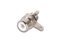 RCA BINDING POST FEMALE - NICKEL - WHITE CA055HW 5410329317195; 5410329317201