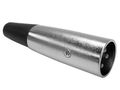 3P MALE XLR PLUG - NICKEL CA097 5410329281717; 5410329239619; 5410329515843