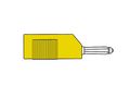 MATING CONNECTOR 4mm WITH LONGITUDINAL OR TRANSVERSE CABLE MOUNTING, WITH SCREW / YELLOW (BSB 20K) HM1430 5410329274825; 4002044167417