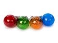 FILAMENT LIGHT BULB SET - A60 - COLOURED GLASS - 4 pcs - RED - GREEN - BLUE - ORANGE HQPL22031 5410329720308