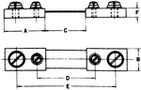Shunt 10 A/50 mV class 1.0-176-38-414 176-38-414