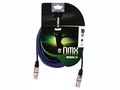 Professional DMX cable, XLR 3pin male to XLR 3pin female, 10.0m PAC104