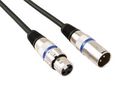 PROFESSIONAL XLR CABLE, XLR MALE TO XLR FEMALE (3m BLACK) PAC121