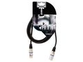 PROFESSIONAL XLR CABLE, XLR MALE TO XLR FEMALE (3m BLACK) PAC121