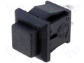 Switch: push-button; Pos: 2; SPST-NC; 1A/250VAC; ON-(OFF); 13x11mm NINIGI PS15CBK