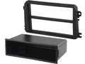 Radio mounting frame;2 ISO;VW;black RAM-40.145