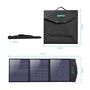 Choetech 120W Foldable Solar Charger With Kickstands 18V DC+60W PD Type C SC008