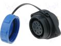Connector: circular; socket; female; PIN: 9; IP68; SP21; 5A; 500V WEIPU SP2113/S9