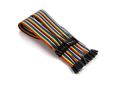 40 PINS 30 CM MALE TO FEMALE JUMPER WIRE (FLAT CABLE) WPA414 5410329725075