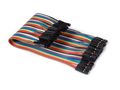 40 PINS 15 cm FEMALE TO FEMALE JUMPER WIRE (FLAT CABLE) WPA429 5410329725112