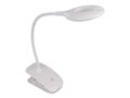 RECHARGEABLE LED TABLE LAMP WITH CLIP - DIMMABLE - 20 LEDs - WHITE VTLLAMP15 5410329685553; 5410329699239