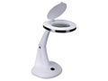 LED DESK LAMP WITH MAGNIFYING GLASS  3 + 12 DIOPTRE - 6 W - 30 LEDS - WHITE VTLLAMP5WN 5410329728076