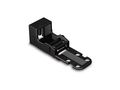 MOUNTING CARRIER - FOR 2-CONDUCTOR TERMINAL BLOCKS - 221 SERIES - 4 mm▓ - WITH SNAP-IN MOUNTING FOOT FOR HORIZONTAL MOUNTING - BLACK WG221512B 5410329716011