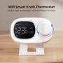 Smart, portable thermostat for boiler or thermo valves, Wi-fi TUYA + RF WT-598-WIFI-RF 6976037361992