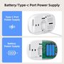 Smart, portable thermostat for boiler or thermo valves, Wi-fi TUYA + RF WT-598-WIFI-RF 6976037361992