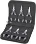 KNIPEX 00 20 17 Case for Electronics Pliers with tools for work on electronic components 6 parts 215 mm 00 20 17 4003773031222