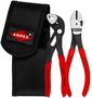 KNIPEX 00 20 72 V02 Mini pliers set in belt tool pouch 1 x 87 01 150, 1 x 74 01 160 160 mm 00 20 72 V02 4003773075851