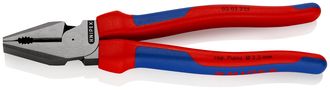 KNIPEX 02 02 225 High Leverage Combination Pliers with comfort handles black atramentized 225 mm 02 02 225 4003773043379