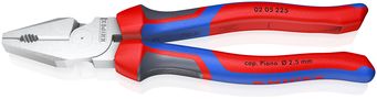 KNIPEX 02 05 225 High Leverage Combination Pliers with comfort handles chrome-plated 225 mm 02 05 225 4003773010005