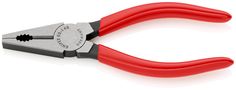 KNIPEX 03 01 140 Combination Pliers plastic coated black atramentized 140 mm 03 01 140 4003773015192