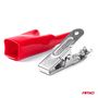 Crocodile clips 2 pcs 25A 75mm AMIO-03046 5903293030462