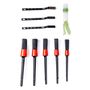 Car detailing, ventilation grille and steel wire brush set 8pcs, AMiO 5903293030998