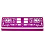 License Plate Frame - Pink metalic, AMiO 5903293031766