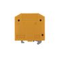 PE terminal, Screw connection, 4 mm², 500 V, Number of connections: 2, Number of levels: 1, yellow, green Weidmuller 0380260000 04008190056841