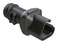 BACKSHELL, PLUG CONN, 3POS, 180DEG, BLK ATBS-231-0305
