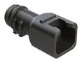 BACKSHELL, PLUG CONN, 4POS, 180DEG, BLK ATBS-263-0405