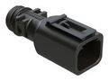 BACKSHELL, RCPT CONN, 4POS, 180DEG, BLK ATBS-265-0405