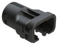 BACKSHELL, PLUG CONN, 3POS, 180DEG, BLK ATMBS-005-0305