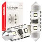 LED CANBUS bulbs 12SMD Festoon C5W 3838 36mm White 12/24V AMIO-04248, AMiO 5903293042489