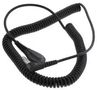 GROUND CORD, ELASTIC COIL, 6FT, BLACK 09206.