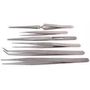 Six Piece Stainless Steel Tweezer Set JS-181T..