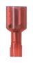 FEMALE DISCONNECT, NYLON FULLY INSULATED, 22 - 18 AWG, .187 X .032 TAB SIZE, FUNNEL ENTRY 07AH2215 DNF18-187FIB-M