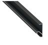 LED profile black anodized for shelfs, Q18, 3 meters, Lumines 10-0692-30