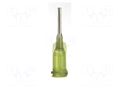 Needle: steel; 1"; Size: 14; straight; Mounting: Luer Lock METCAL 914100-TE