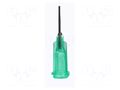 Needle: steel; 1.5"; Size: 18; straight; Mounting: Luer Lock METCAL 918150-TE