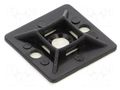 Holder; screw,self-adhesive; polyamide; UL94V-2; black; Ht: 5.5mm BOSSARD B27/BN22594