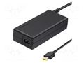 Power supply: switching; 20VDC; 2.5A; Out: Slim tip+pin; 45W QOLTEC ZSI-50098