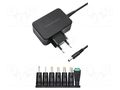 Power supply: switching; mains,plug-in; 12VDC; 2.5A; 30W QOLTEC ZSI-51736