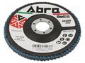 Flap grinding wheels; Ø: 125mm; Øhole: 22.23mm; Granularity: 40 ABRA BETA AB001020104