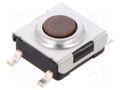 Microswitch SNAP ACTION; 0.05A/24VDC; SPST-NC; Rcont max: 100mΩ NKK SWITCHES CB315FP-R